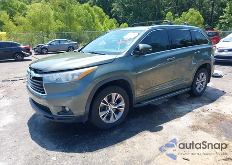2015 Toyota Highlander Xle V6 из США, поврежденный, VIN 5TDKKRFH3FS074068